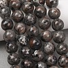 Natural Fluorescent Syenite Rock(Glow under UV Light) Beads Strands GG-NH0012-A01-10mm-1