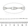 304 Stainless Steel Dapped Chains CHS-H036-01P-07-3