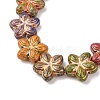 Painted Glass Beads Strands GLAA-B037-12B-12B-3