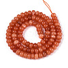 Dyed Natural White Jade Beads Strands X-G-T139-59A-06-2