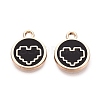 Alloy Enamel Pendants ENAM-Q002-01G-06-1