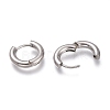 Tarnish Resistant 201 Stainless Steel Huggie Hoop Earrings EJEW-O095-05-01-3