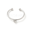 Brass Cup Peg Open Cuff Ring Settings LS-KK-G518-02P-01-2