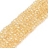 Electroplate Glass Beads Strands EGLA-A044-T1mm-A03-1