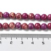 Synthetic Imperial Jasper Dyed Beads Strands G-D077-A01-01G-5