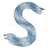Gradient Color Natural Devil Blue Aquamarine Beads Strands G-NH0072-C01-02-3