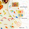 DICOSMETIC 300Pcs Transparent Acrylic Connector Charms FIND-DC0001-73-4