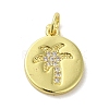 Brass Micro Pave Cubic Zirconia Pendants KK-M283-14C-01-1