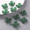Frosted Acrylic Bead Caps MACR-S371-06A-735-6