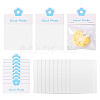 100Pcs Rectangle Clear Polypropylene Cellophane Bags CDIS-TA0001-37E-3