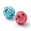 Spray Painted Iron Bell Pendants IFIN-M036-03-3