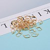 Brass Leverback Earring Findings KK-F824-007G-4