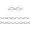 Tarnish Resistant 304 Stainless Steel Twist Oval Link Chains CHS-E022-01P-4