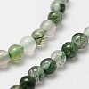 Natural Moss Agate Beads Strands X-G-N0184-07-2mm-3