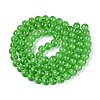 Transparent Glass Imitation Cat Eye Beads Strands GLAA-Q110-01C-08-2