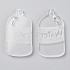 Transparent Acrylic Pendants TACR-O003-02-2
