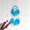 Polyester Woven Web/Net with Feather Wind Chime Pendant Decorations PW22111462230-1