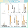 9Pcs 9 Styles Ceramic Glaze Brush DIY-BC0012-92-2