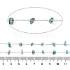 Handmade Natural Turquoise Chip Beads Chain CHS-H028-06A-04-2