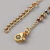 304 Stainless Steel Jesus & Cross Link Bracelet with 201 Stainless Steel Beaded Chains BJEW-WH0012-20A-2