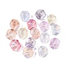 Electroplate Transparent Glass Beads EGLA-Q140-01-A01-1