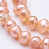 Natural Cultured Freshwater Pearl Beads Strands PEAR-F004-25-01-3