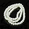 Electroplate Opaque Glass Beads Strands EGLA-A034-P8mm-T15-2