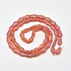 Frosted Electroplate Glass Fish Beads Strands EGLA-M001-M-3