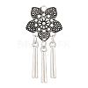 Tibetan Style Alloy Big Pendants AL-CBAAECB-02AS-B-1