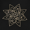 1Pc Rhinestone Mesh Headpiece Cap OHAR-WR0001-03G-3