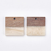 Resin & Wood Pendants X-RESI-T023-19A-2