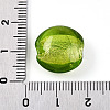 Handmade Silver Foil Glass Beads SLF15mmY-05-3