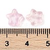 Transparent Spray Painted Frosted Glass Beads GLAA-NH0003-01C-3