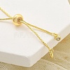 Brass Micro Pave Cubic Zirconia Slider Bracelets for Women BJEW-S158-08G-01-3