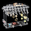 1 Set Transparent Acrylic Earring Display Stands EDIS-PH0001-28-1