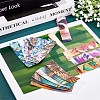 Gorgecraft 4 Sets 4 Styles Paper Anxiety Relief Calm Stickers Strips DIY-GF0006-83-4