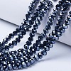 Electroplate Glass Beads Strands EGLA-A034-P8mm-A18-1