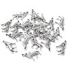 Tibetan Style Alloy Howling Wolf Pendants X-LF1753Y-2