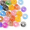 150Pcs 10 Colors Transparent Crackle Acrylic Beads MACR-YW0001-65-5