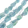 Raw Rough Natural Fluorite Beads Strands G-G116-B03-01-1