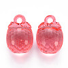 Autumn Theme Transparent Acrylic Pendants TACR-T024-04B-2