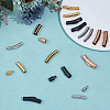 8Pcs 4 Colors Stainless Steel Bayonet Clasps STAS-DR0001-14-4