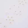 Flower Glitter Sequin Netting Fabric ORIB-WH0005-01A-2