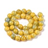 Dyed Natural White Jade Beads Strands G-T138-10mm-210-26-2