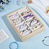 20-Slot Wood Bracelet Bangle Display Trays AJEW-WH0816-546A-4