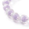 Transparent Acrylic Beads Stretch Bracelet for Kids BJEW-JB06507-7