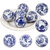 10Pcs Handmade Porcelain Beads PORC-BC0001-07-1