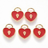 Alloy Enamel Charms X-ENAM-S121-039-2