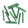 Opaque Glass Twisted Bugle Beads SEED-T005-15-B04-1