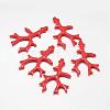 Branch Dyed Synthetical Coral Big Pendants CORA-L041-01-2